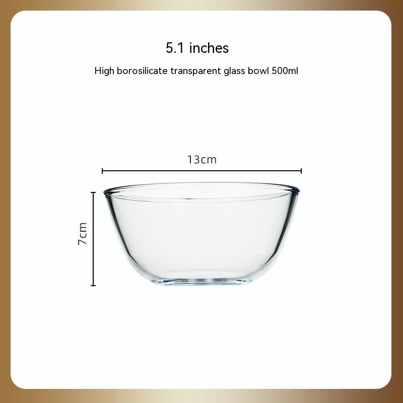 Transparent Glass Salad Bowl, Transparent Bowl Japanese